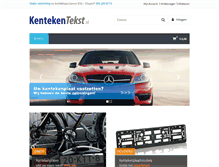Tablet Screenshot of kentekentekst.nl